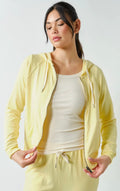 Rib zip jacket