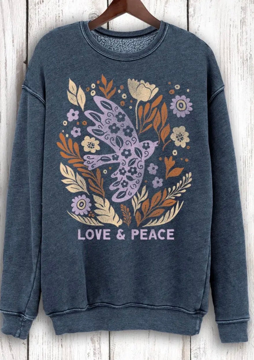 Love & peace sweatshirt
