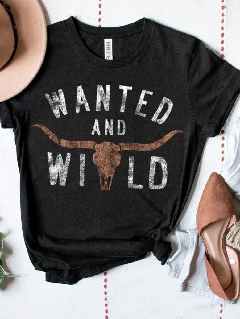 Wanted & wild regular tee