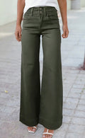 Olive high waisted pants