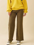 Olive cropped jean
