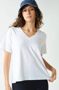 White vneck