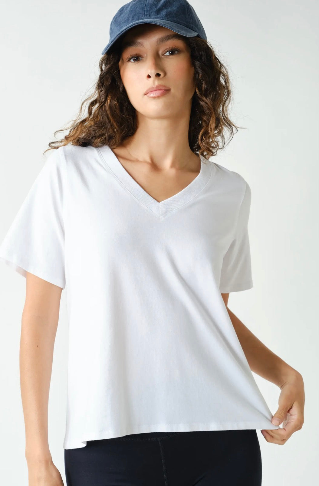 White vneck