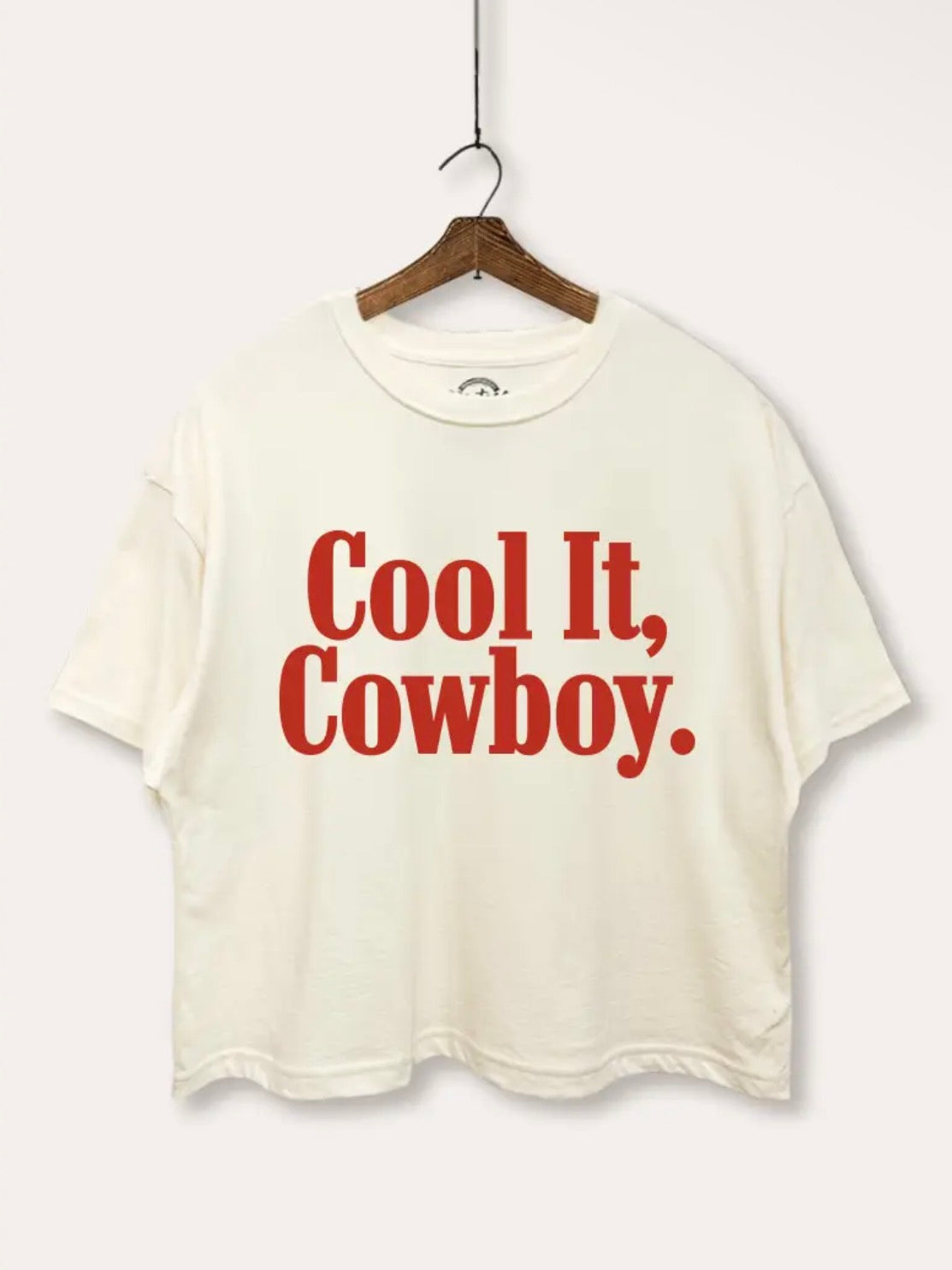 Cream “cool it cowboy”