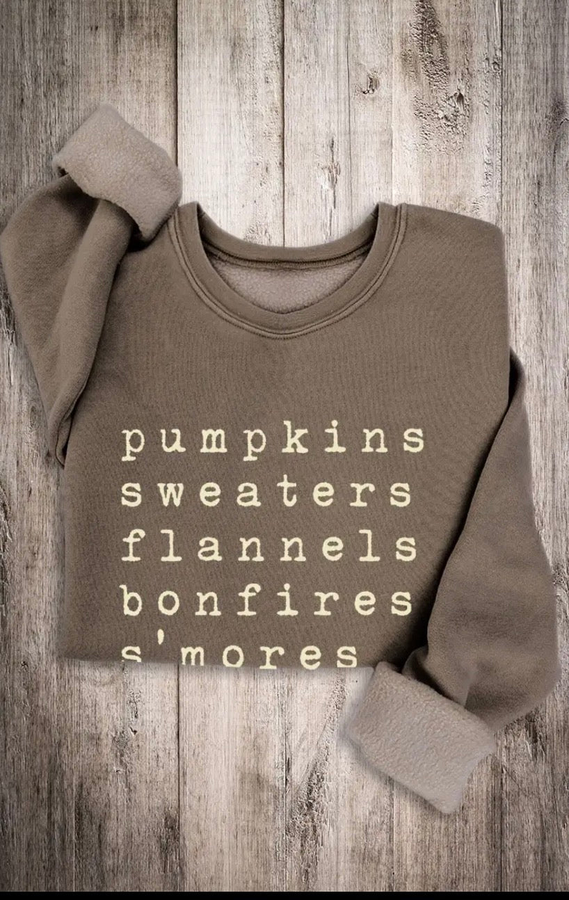 Pumpkin fall sweatshirt