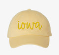 Yellow Iowa hat