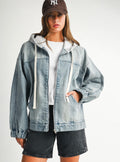 Hooded Jean jacket