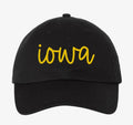 Black Iowa hat