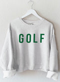 Golf cropped sweatshirt