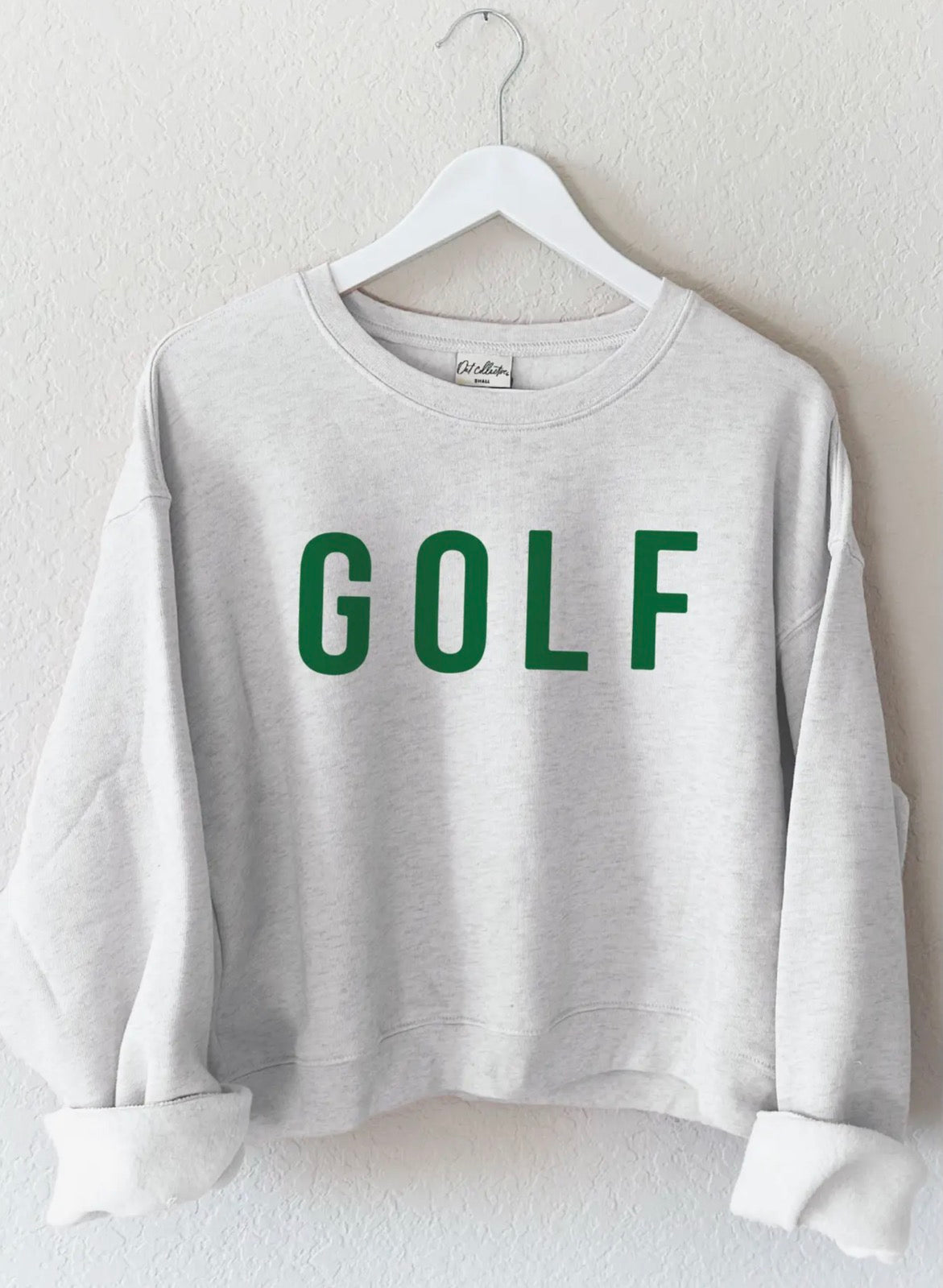 Golf cropped sweatshirt