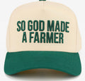 Green farmer hat