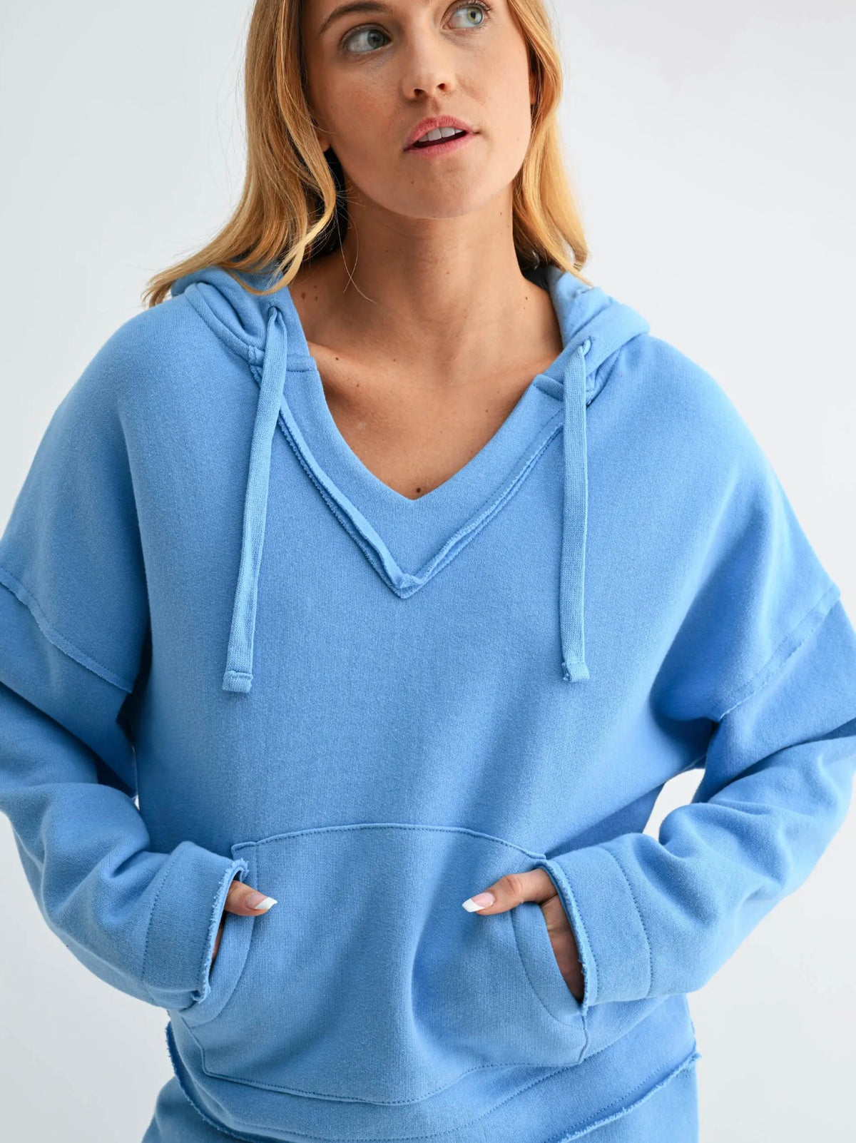 Denim drift hoodie