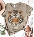 Taupe Tiger face tee