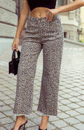 Leopard frayed crops