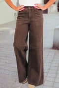 Brown loose jeans