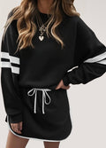 Black skort set