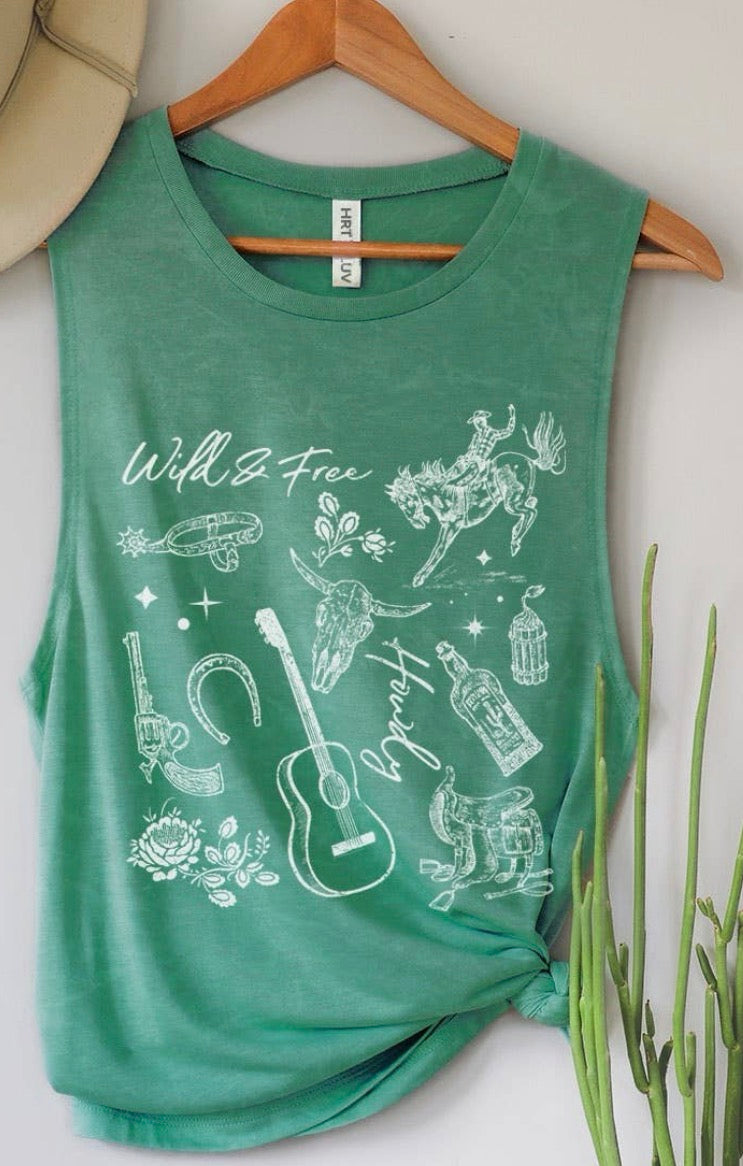 Wild & free tank top
