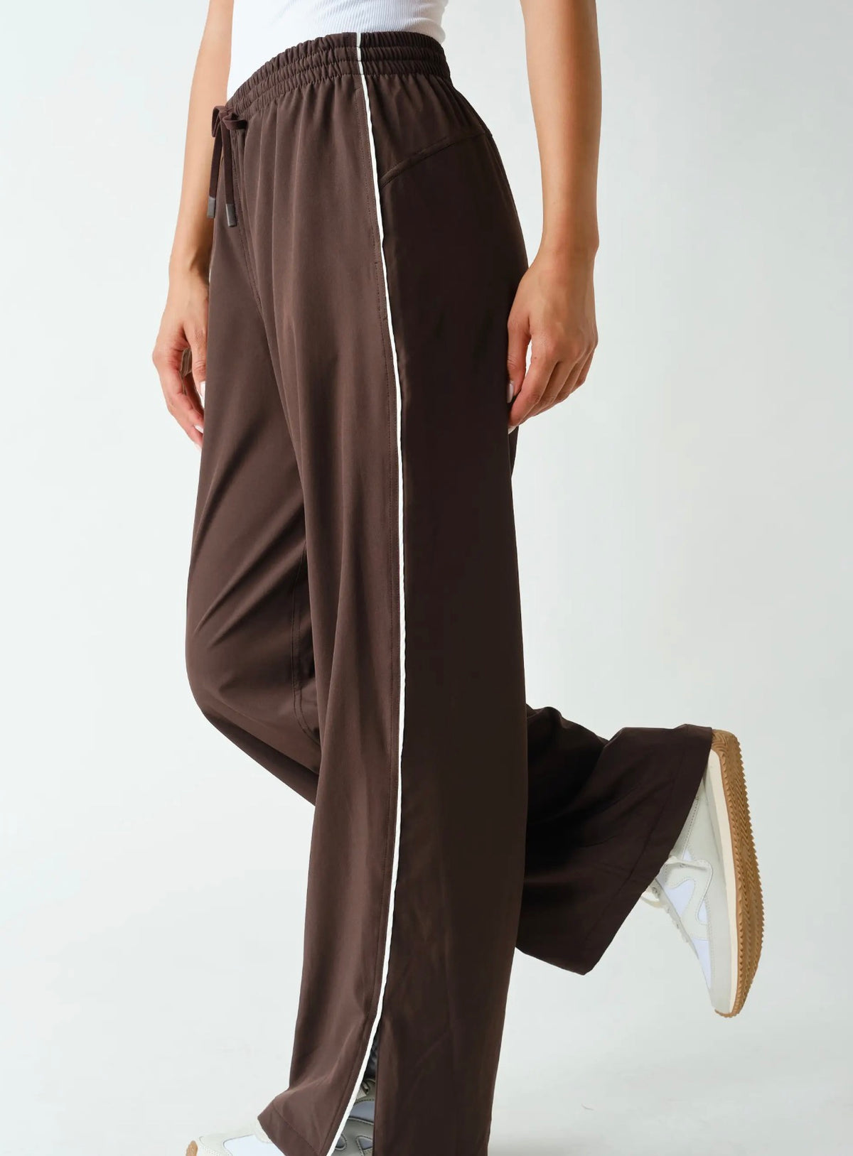 Brown track pants
