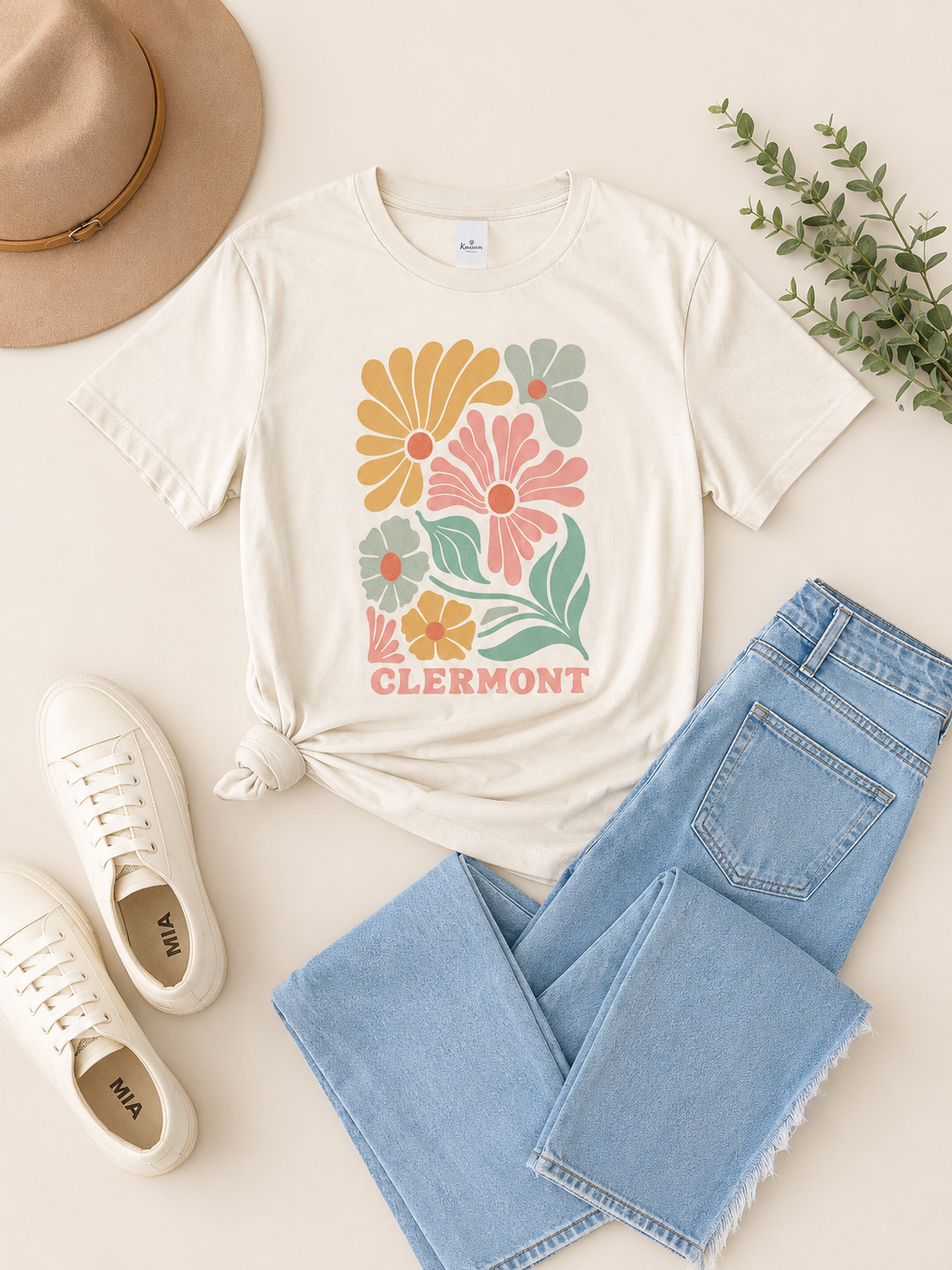 Clermont floral tee