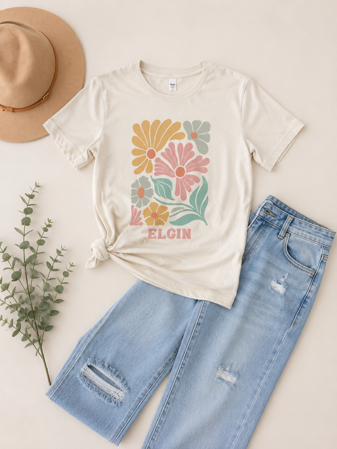 Elgin floral tee