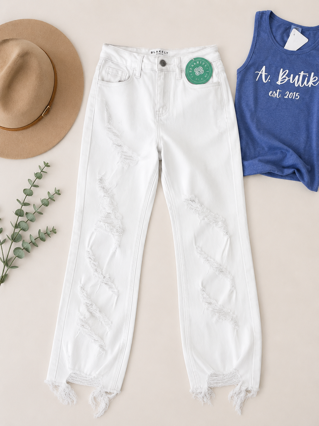 Blakey white jeans